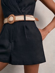 Reiss Navy Mila Playsuit - Image 4 of 6