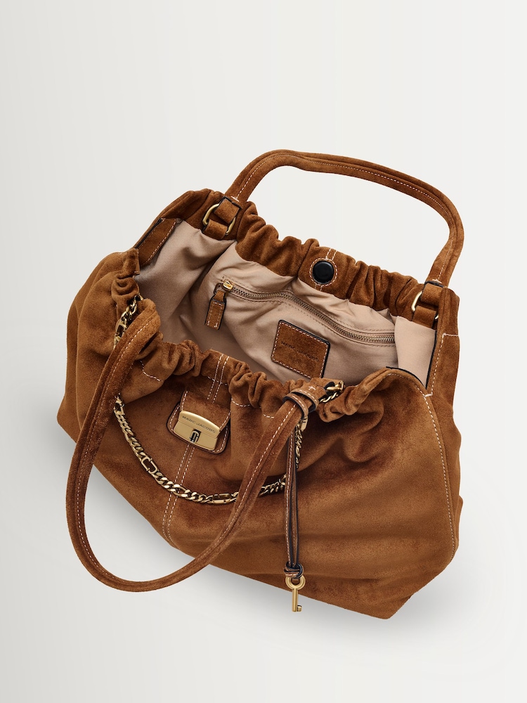 Marc Jacobs Copper The Suede Cristina Tote Bag - Image 6 of 6 Marc Jacobs Copper The Suede Cristina Tote Bag - Image 6 of 6