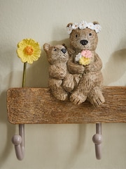 Neutral Bertie Bear Coat Hooks - Image 2 of 5