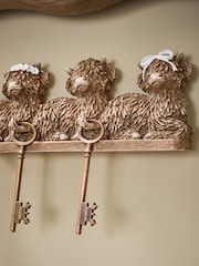 Neutral Hamish the Highland Cow Key Hooks - Image 3 of 5