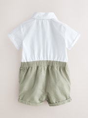 Baker by Ted Baker Textured Smart Romper - Image 2 of 7