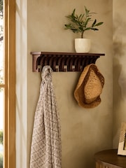 Brown Global Solid Wood Coat Hooks - Image 1 of 4