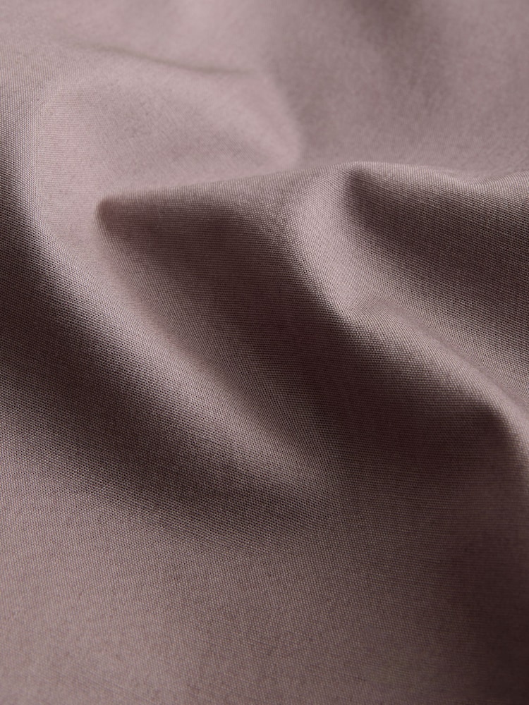 Dusky Pink Slim Fit Cotton Stretch Long Sleeve Formal Shirt - Image 9 of 9