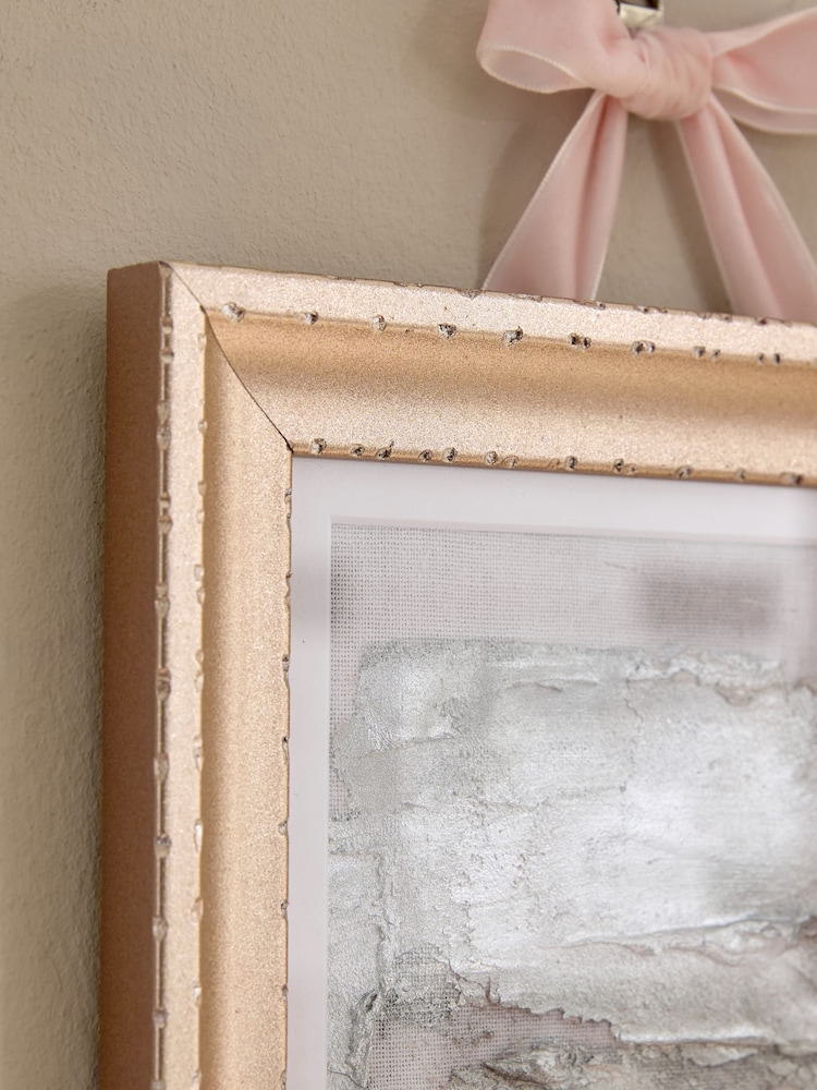 Gold Velvet Bow Hanging Ornate Photo Frame - Image 3 of 3