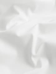 White Slim Fit Cotton Stretch Long Sleeve Formal Shirt - Image 9 of 9