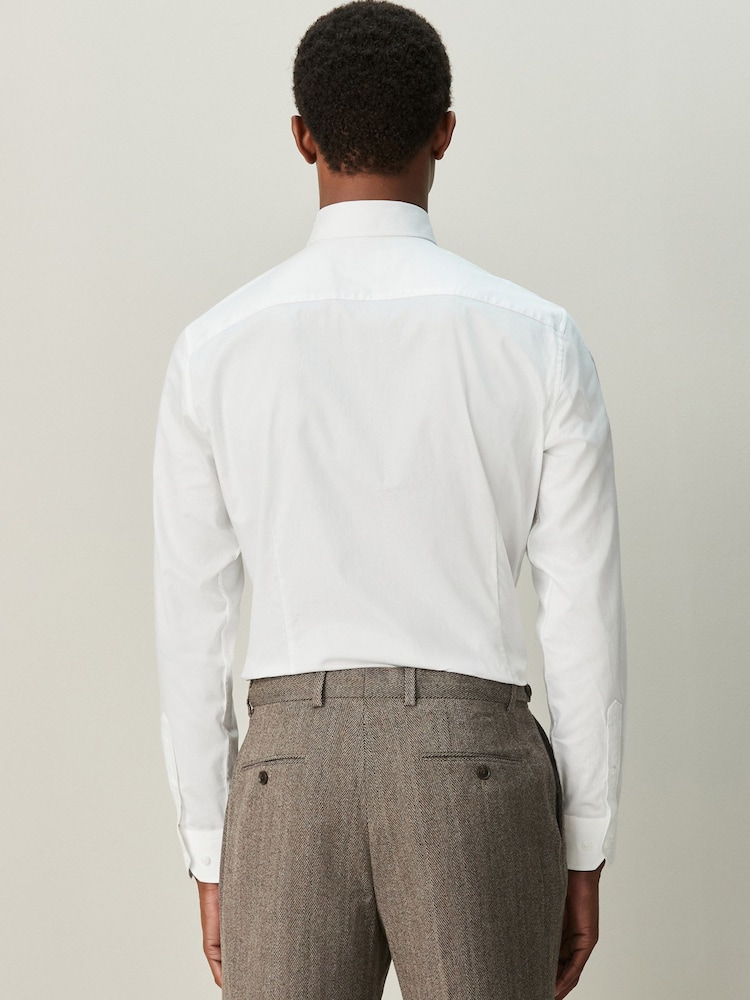 white and burgundy dress shirt White Burgundy Panda's Mens Slim Fit Designer Dress Shirt