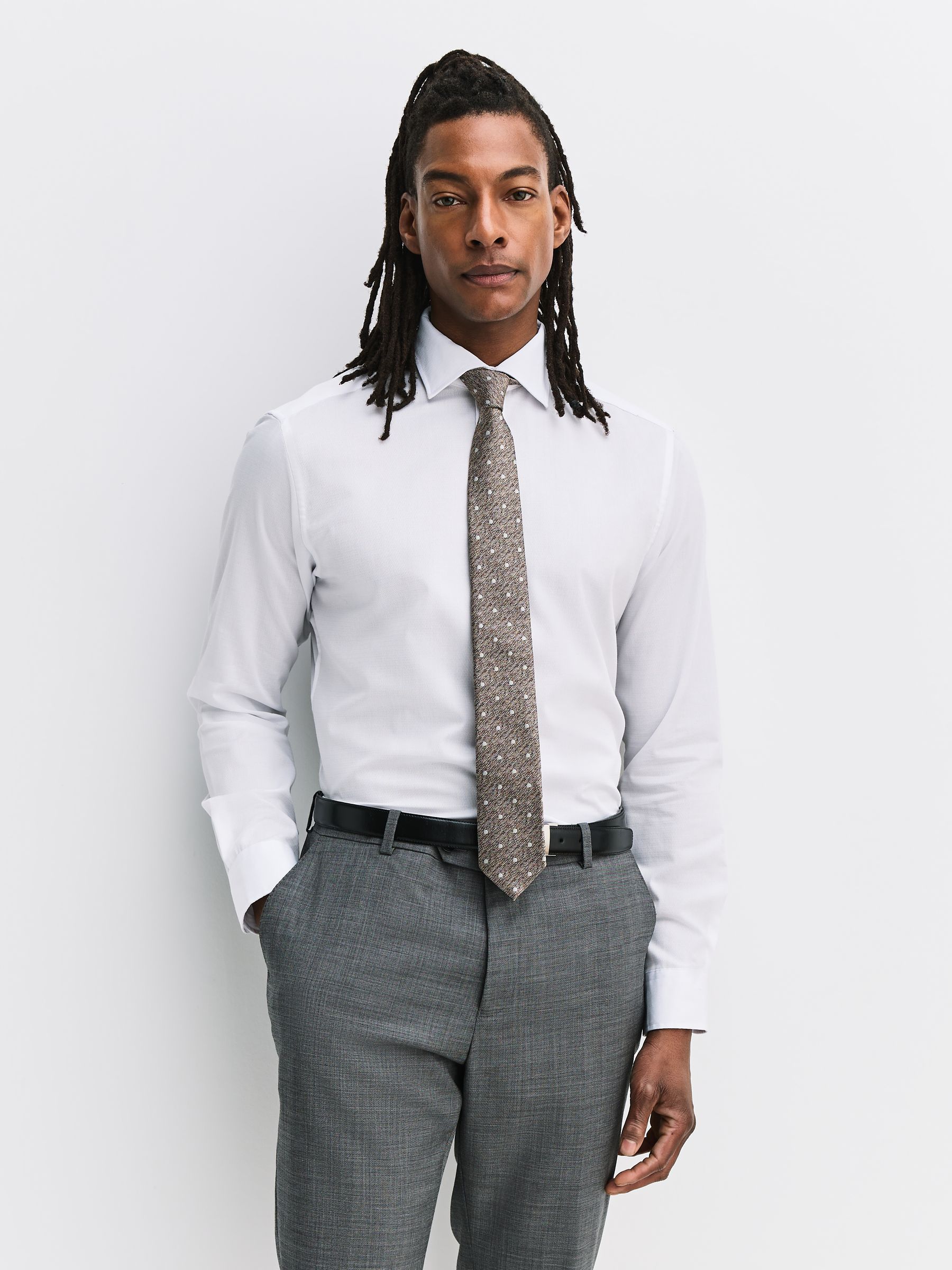 polka dot shirt tie combo