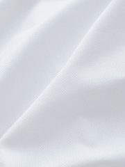 White/Neutral Polka Dot Slim Fit Occasion Shirt And Tie Set - Image 8 of 8