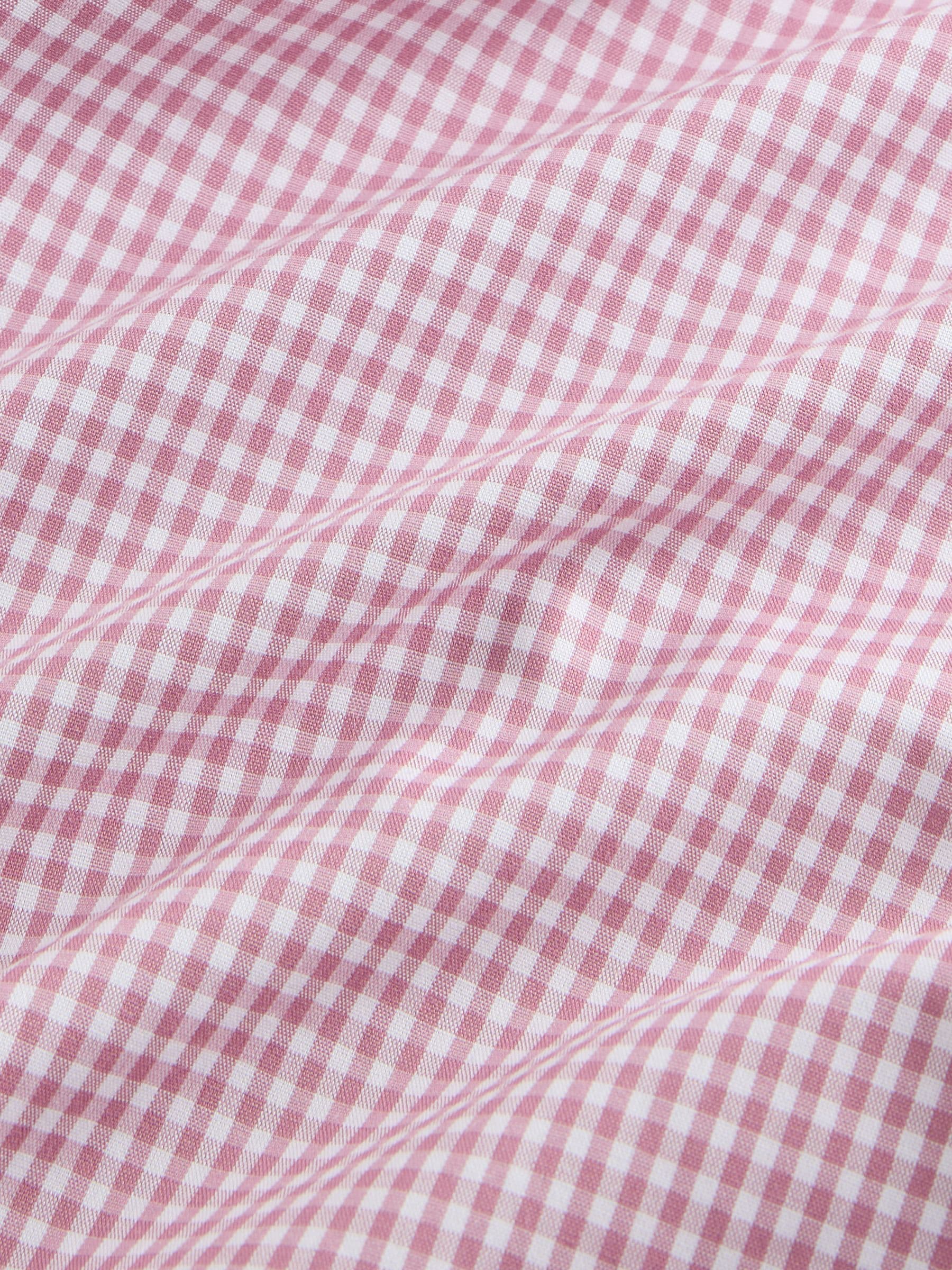 Buy Pink Gingham Slim Fit 100% Cotton Signature Shirt from Next