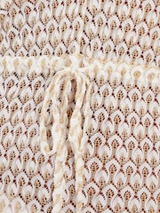 Accessorize Cream Knit Kaftan Maxi Dress - Image 4 of 4