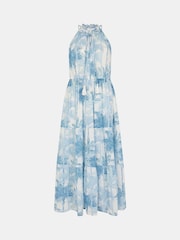 Accessorize White Palm Print Maxi Dress - Image 1 of 1