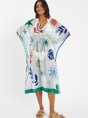 Accessorize white Summer Print Coverups - Image 1 of 4