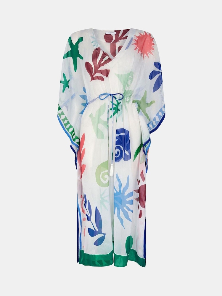 Accessorize white Summer Print Coverups - Image 4 of 4