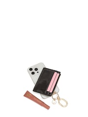 Victoria's Secret Black Patent Card Case Keyring - Image 3 of 3