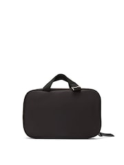 Victoria's Secret Black V Quilt Travel Makeup Bag - Image 2 of 3