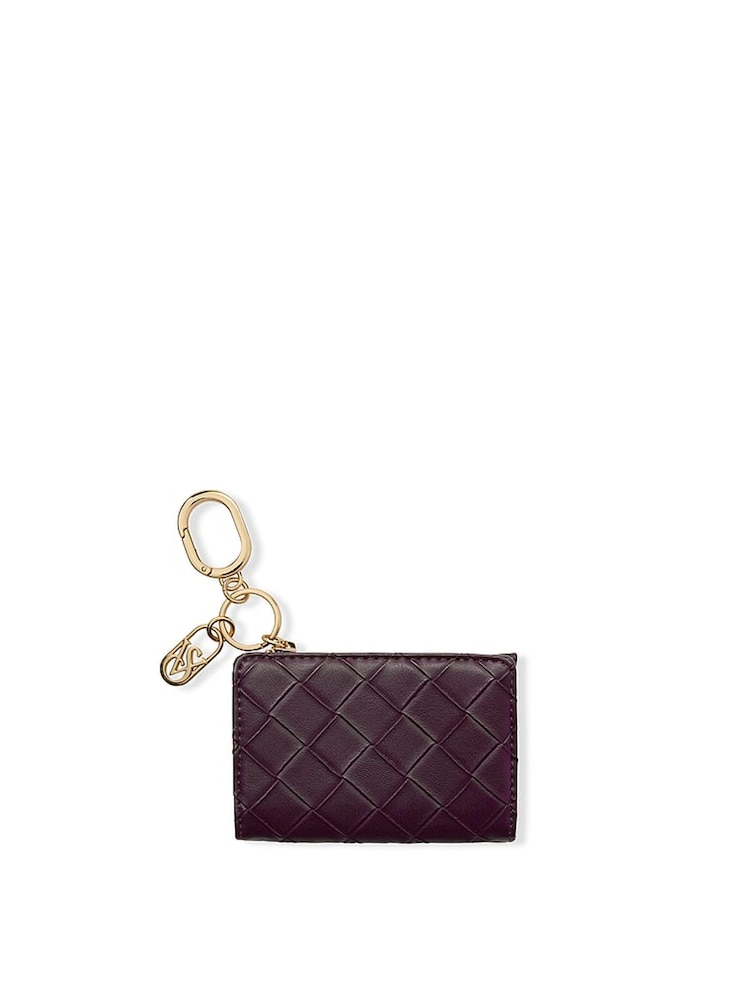Victoria's Secret Winter Wine Red Foldable Keyring Card Holder - Image 1 of 3