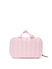 Victoria's Secret Iconic Stripe Pink Travel Makeup Bag - Image 2 of 3