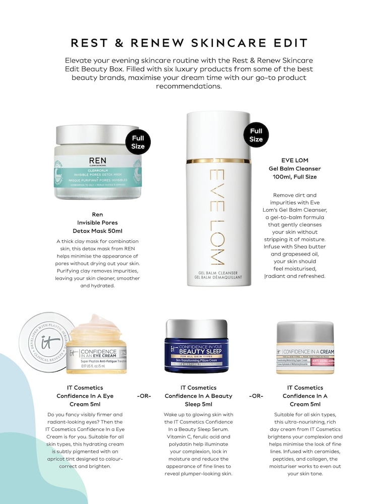 Rest & Renew Skincare Edit (Worth £133) - Image 2 of 3