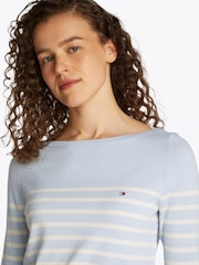 Tommy Hilfiger Fine Knit Jersey V-Neck Jumper - Imagem 4 de 6