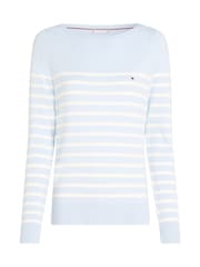 Tommy Hilfiger Fine Knit Jersey V-Neck Jumper - Imagem 5 de 6