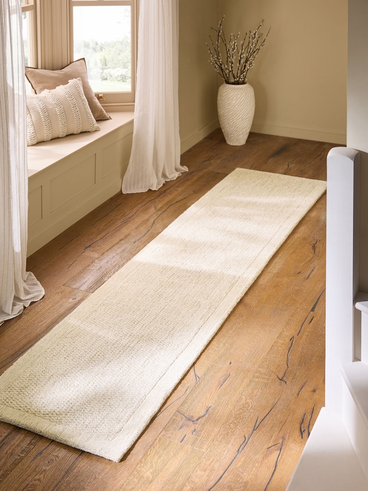 Florence 手織羊毛走廊地毯 - 圖片 1，共 5