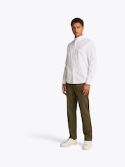 Tommy Hilfiger White Regular Fit Flex Poplin Shirt - Image 3 of 7