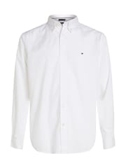 Tommy Hilfiger White Regular Fit Flex Poplin Shirt - Image 6 of 7