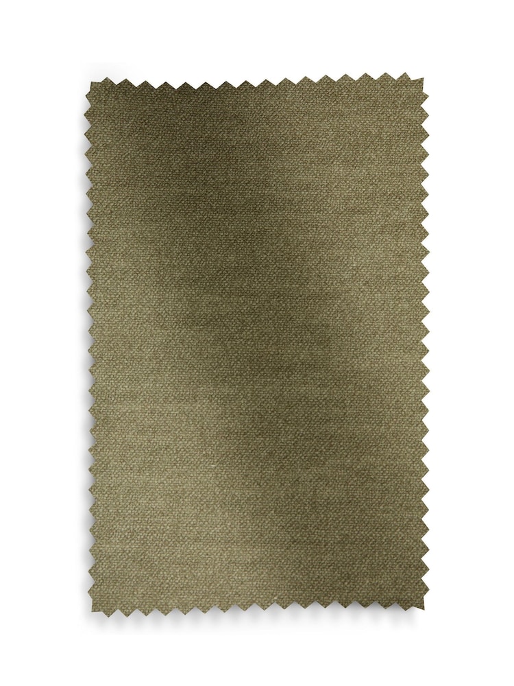 Relaxed Chenille Light Olive Green Ebony Upholstered Bed Frame - Image 10 of 10