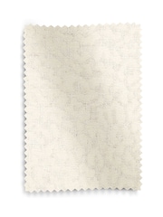 Linen Look Leopard Oyster Natural Myla Wood and Upholstered Storage Ottoman Bench - Image 8 of 8