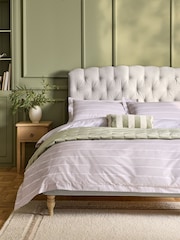 Tweedy Plain Light Natural Farringdon Upholstered Bed Ottoman Frame - Image 1 of 7