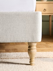 Tweedy Plain Light Natural Farringdon Upholstered Bed Ottoman Frame - Image 5 of 7