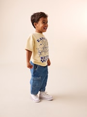 Yellow Short Sleeve Easter Graphic T-Shirt (3mths-7yrs) - Image 4 of 8