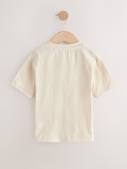 Neutral Safari Animals Short Sleeve 3D Padded T-Shirt (3mths-7yrs) - Image 6 of 8