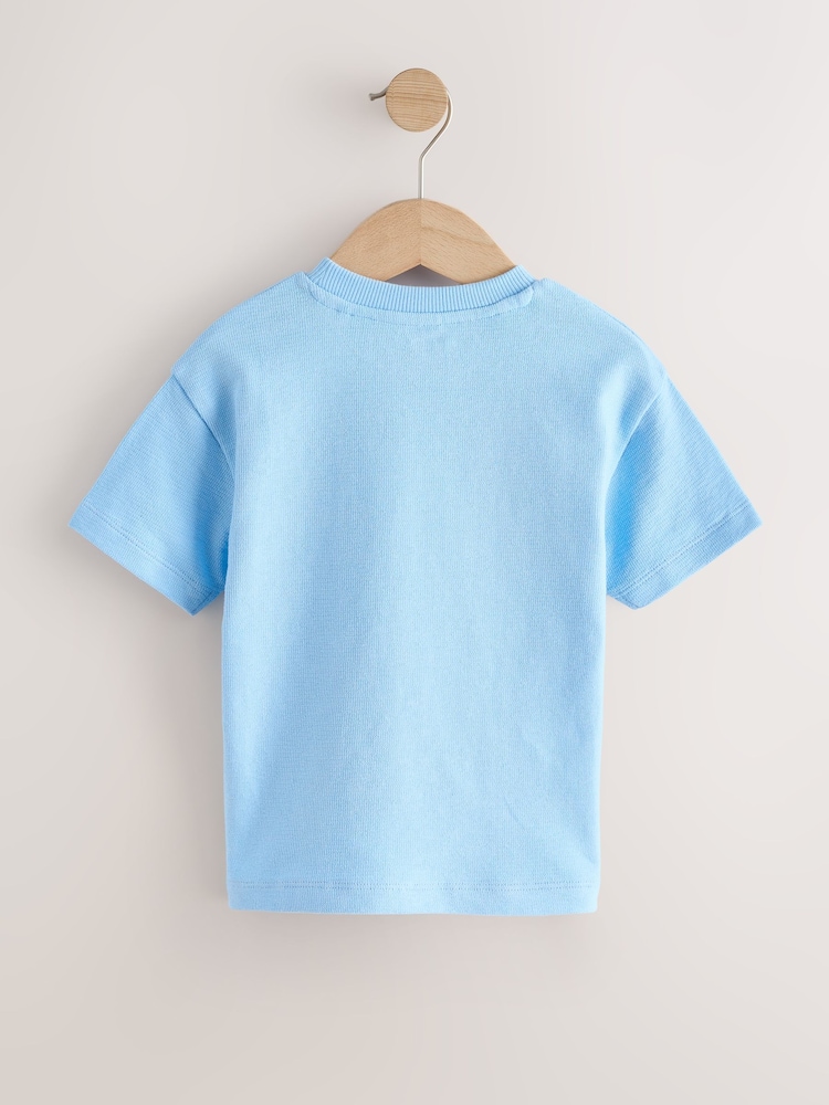 Light Blue Breakfast Trio - تيشرت بكُم قصير وبتصميم مزخرف (3 شهور-7 سنوات) - صورة 2 من 5 Light Blue Breakfast Trio - تيشرت بكُم قصير وبتصميم مزخرف (3 شهور-7 سنوات) - صورة 2 من 5