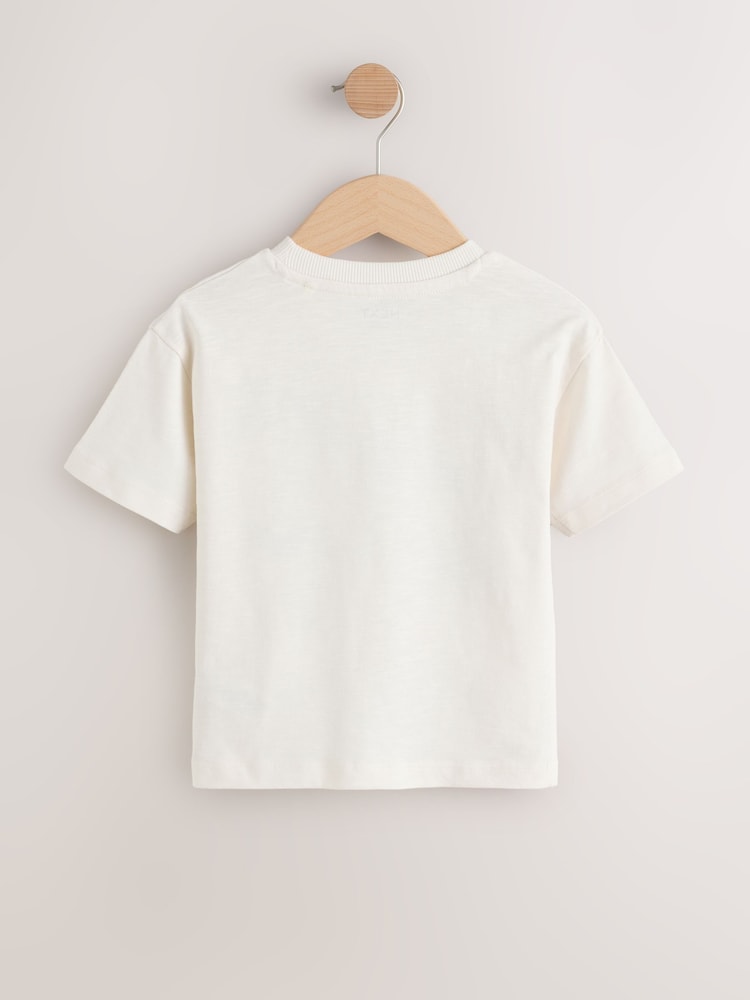 Neutral Beach Palms - 短袖貼花 T 裇（3 個月-7 歲） - 圖片 2，共 4