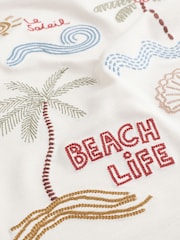 Neutral Beach Palms - 短袖貼花 T 裇（3 個月-7 歲） - 圖片 3，共 4