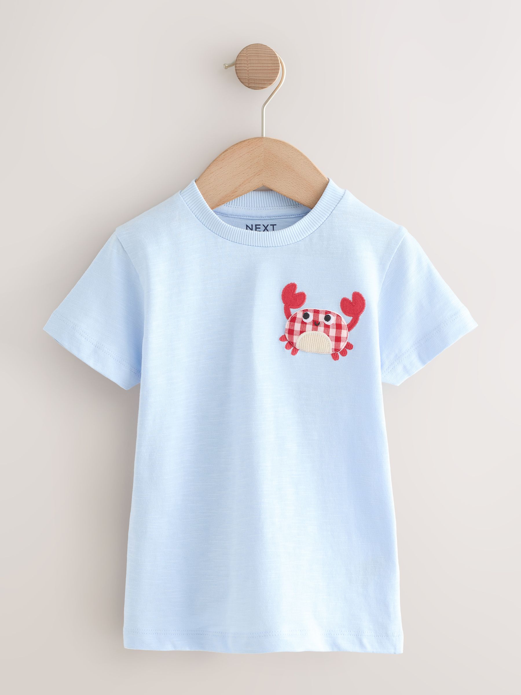 Next：日本 ネイビー 海のAnimal - 半袖アップリケ Tシャツ 3枚組（3か