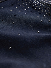 Azul lavado con adornos - Vaqueros bootcut supersuaves - Imagen 9 de 9