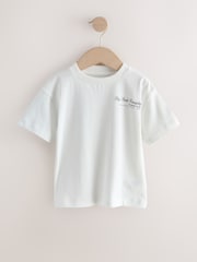 Logo alb - Short Sleeve Graphic T-Shirts 3 Pack (3mths-7yrs) - Imaginea 2 din 8