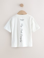 Logo alb - Short Sleeve Graphic T-Shirts 3 Pack (3mths-7yrs) - Imaginea 5 din 8