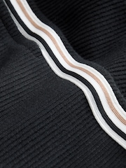 Black Zip Neck Short Sleeve Polo Shirt And Shorts Set (3mths-7yrs) - Image 10 of 10