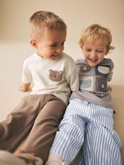 Blue Bear Short Sleeve T-Shirt and Lightweight Joggers 2 Pack Set (3mths-7yrs) - Image 3 of 13