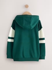 Green Colourblock Hoodie (3-16yrs) - Image 2 of 4
