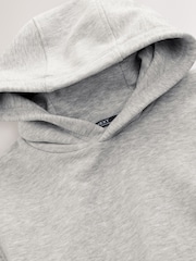 Grey Plain Jersey Hoodie (3-16yrs) - Image 3 of 4