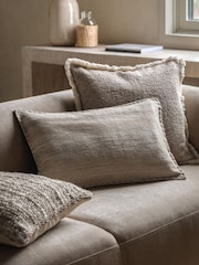 Gallery Home Grey Stitched Cushion - Image 1 of 5