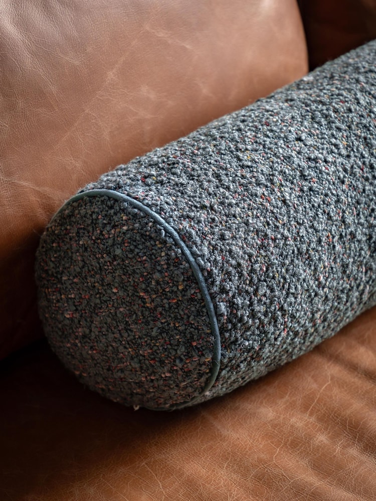 Gallery Home Charcoal Boucle Bolster Cushion - Image 2 of 4