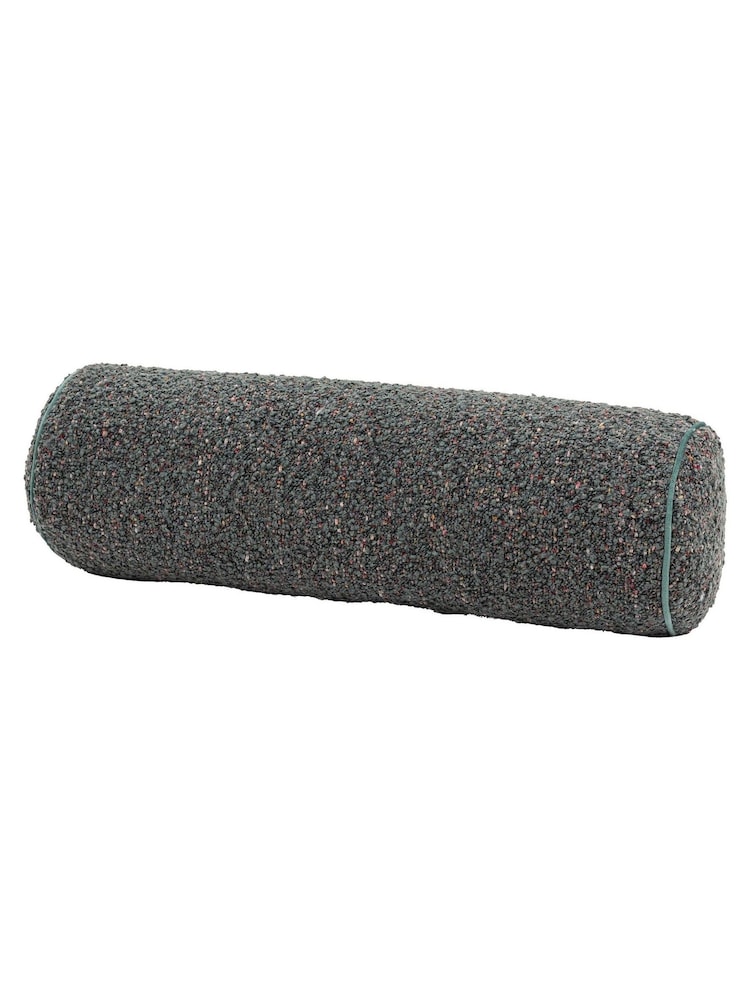 Gallery Home Charcoal Boucle Bolster Cushion - Image 4 of 4