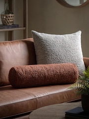 Gallery Home Orange Boucle Bolster Cushion - Image 1 of 4