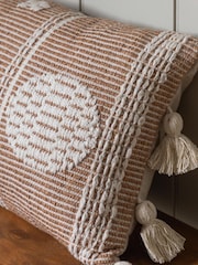 Gallery Home Natural Pet Woven Tassel Cushion - Image 2 of 4