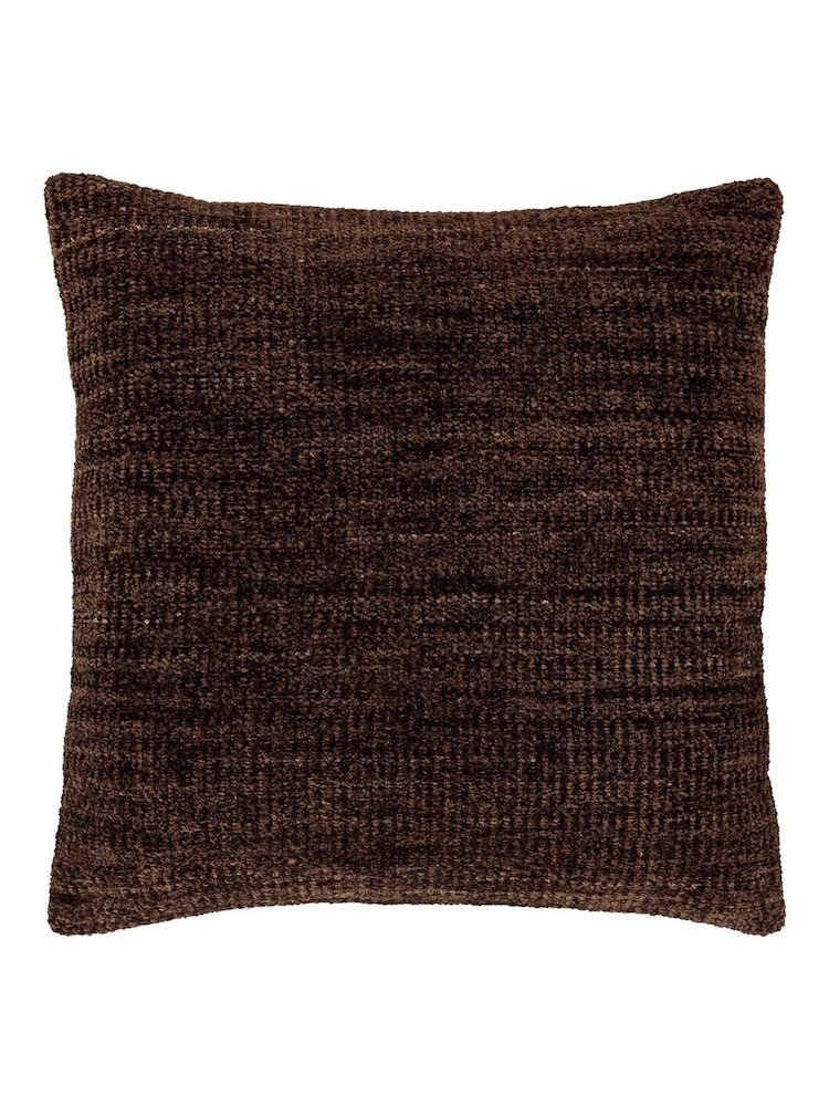 Gallery Home Brown Chenille Cushion - Image 4 of 4